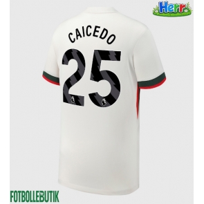 Chelsea Moises Caicedo #25 Bortatröja 2025-26 Kortärmad